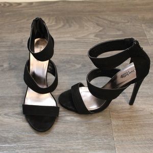 SOLD - Charlotte Russe Strappy Black Heels